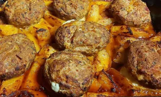 Шаг 9: Запекание бифтекья (Крок 9: Запікання біфтек'я)