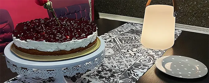 Чизкейк с вишней без выпечки (Чізкейк з вишнею без випікання)