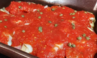 Шаг 8: Покрываем соусом (Крок 8: Покриваємо соусом)